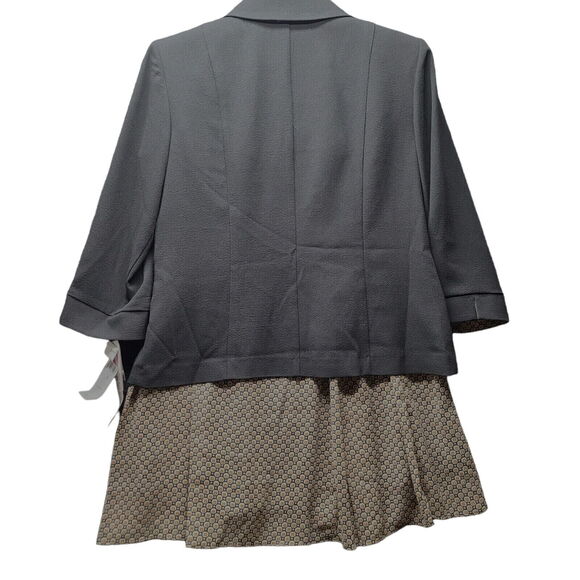 Studio 1 Womens Two Piece Set Multi-Color Size 6P 100% Polyester Skirt Jacket - Picture 2 of 16